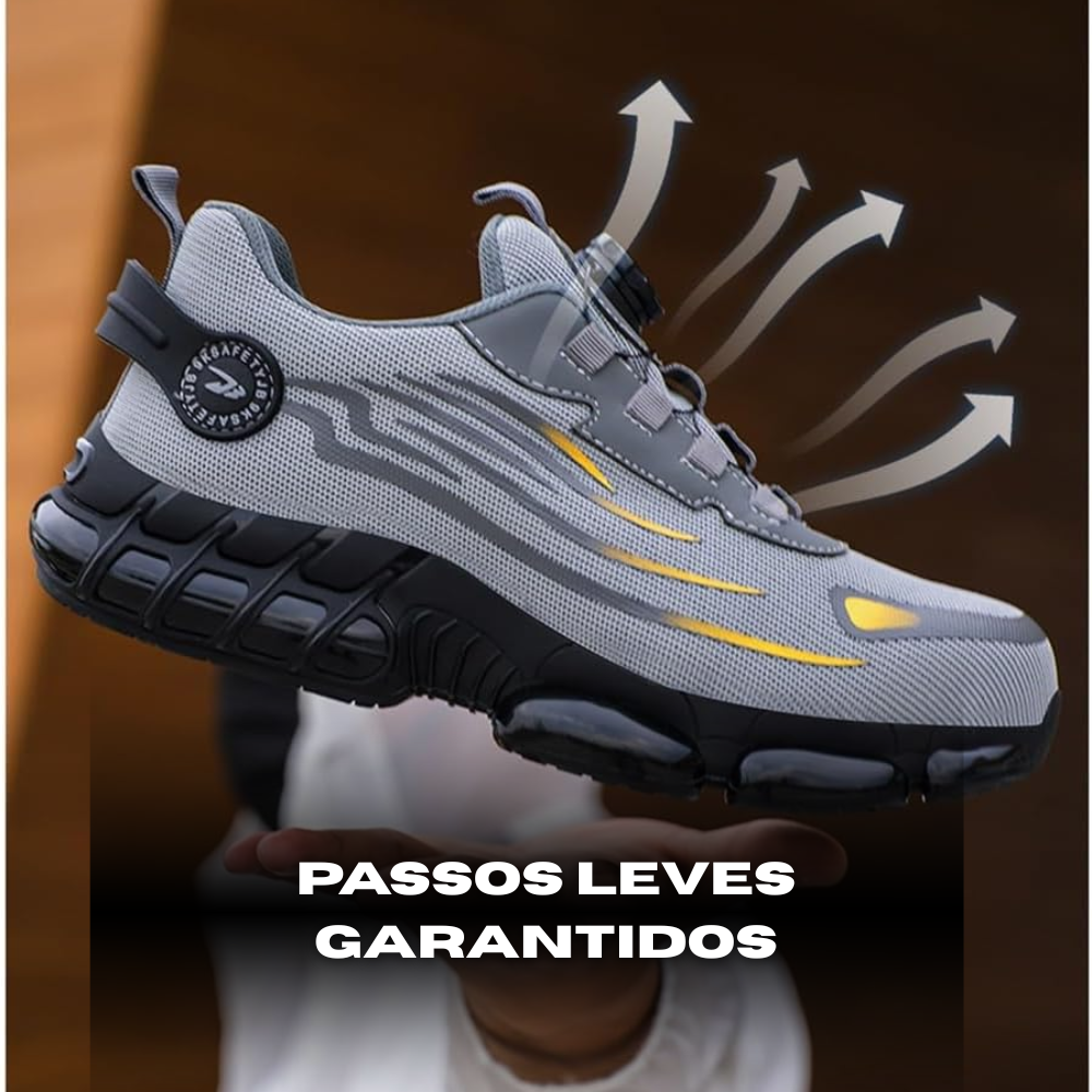 SegurStep™ – Sapatilha de Segurança S3 com Fecho Rápido por Dial