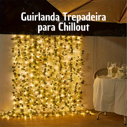 LightChic™ | Grinalda de Hera com Luzes LED para Espaços Chillout