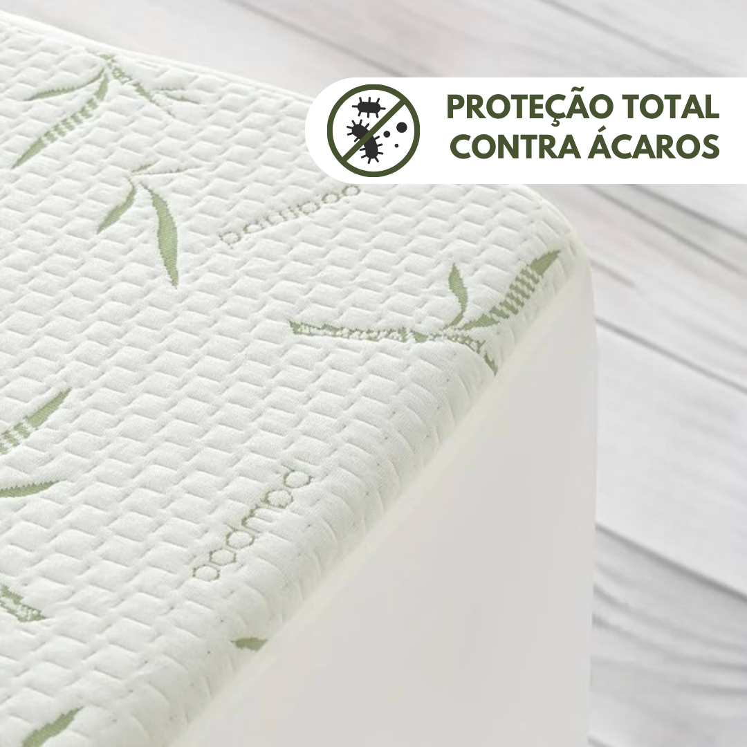 BambuGuard: Protetor de Colchão Impermeável, Antiácaros e Respirável