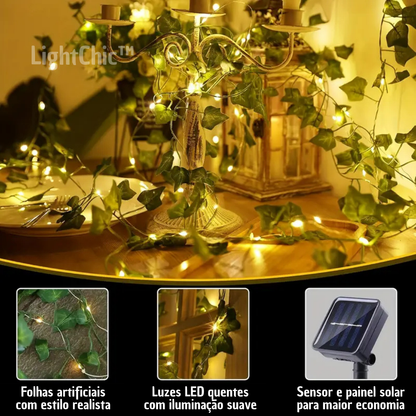 LightChic™ | Grinalda de Hera com Luzes LED para Espaços Chillout