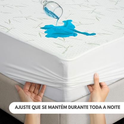 BambuGuard: Protetor de Colchão Impermeável, Antiácaros e Respirável