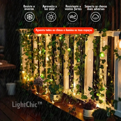 LightChic™ | Grinalda de Hera com Luzes LED para Espaços Chillout