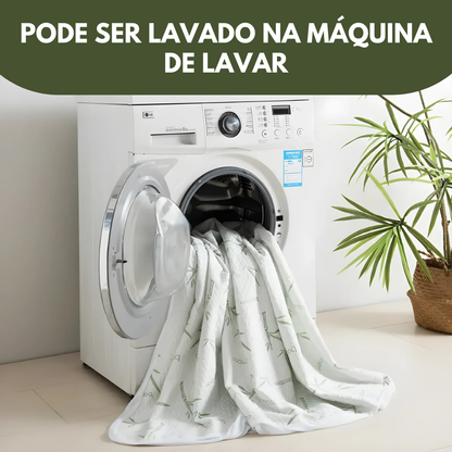 BambuGuard: Protetor de Colchão Impermeável, Antiácaros e Respirável