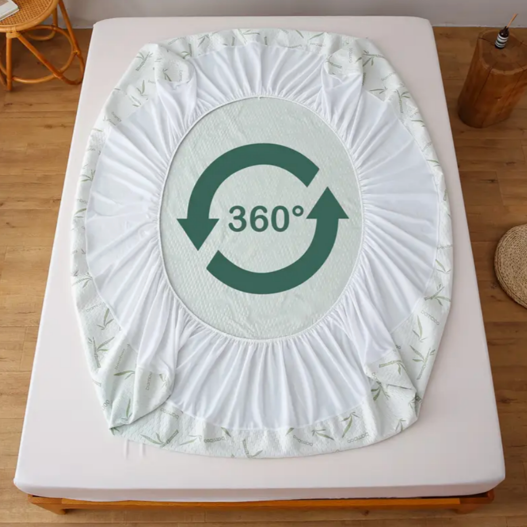 BambuGuard: Protetor de Colchão Impermeável, Antiácaros e Respirável