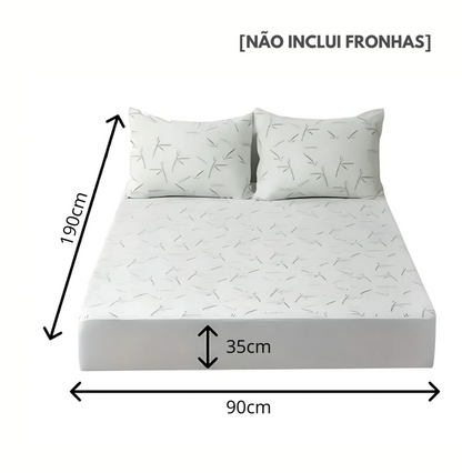 BambuGuard: Protetor de Colchão Impermeável, Antiácaros e Respirável