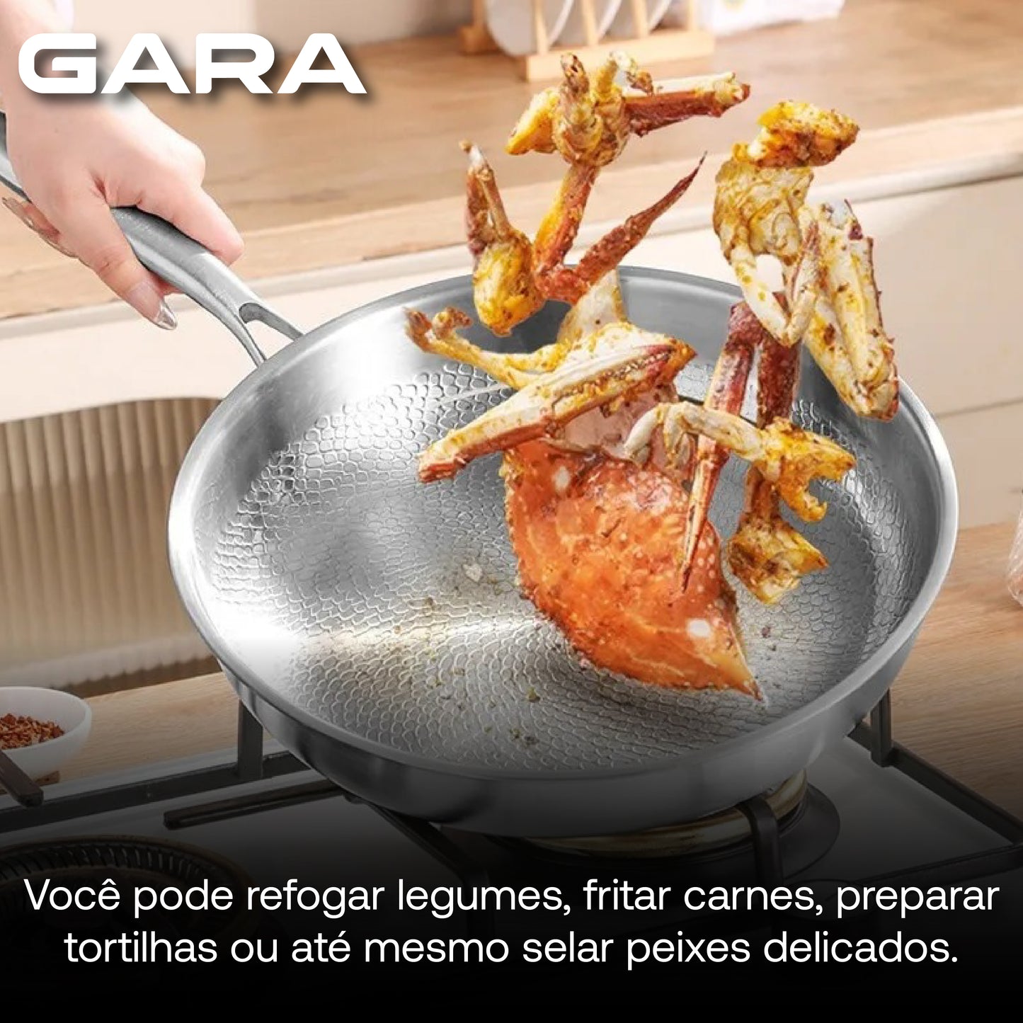 Gara: Frigideira antiaderente de alta gama