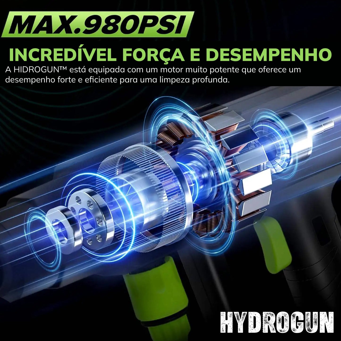 HydroGun: Pistola de Alta Pressão Sem Fios