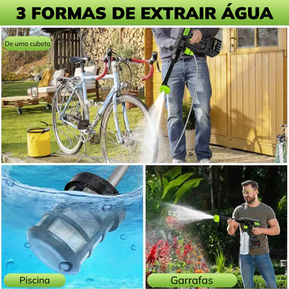 HydroGun: Pistola de Alta Pressão Sem Fios